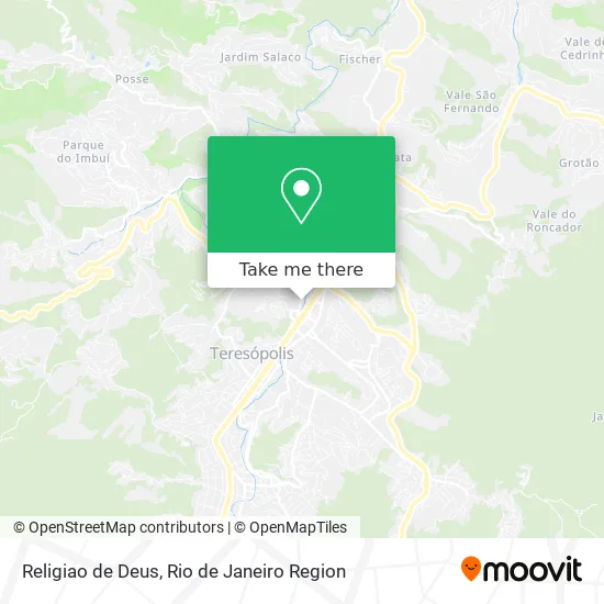 Religiao de Deus map