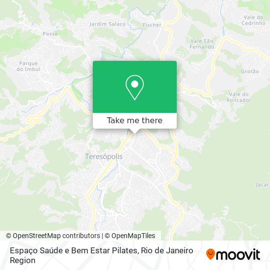 Espaço Saúde e Bem Estar Pilates map