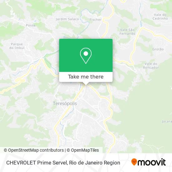 CHEVROLET Prime Servel map