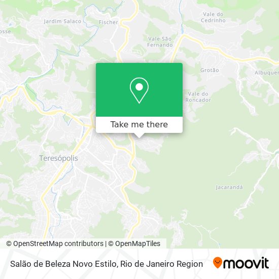 Salão de Beleza Novo Estilo map