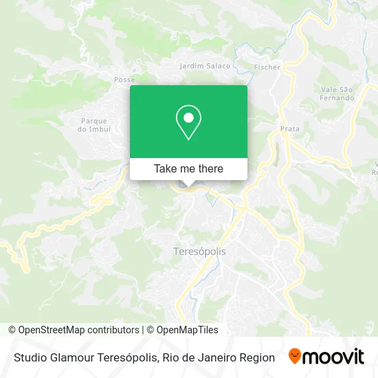 Studio Glamour Teresópolis map