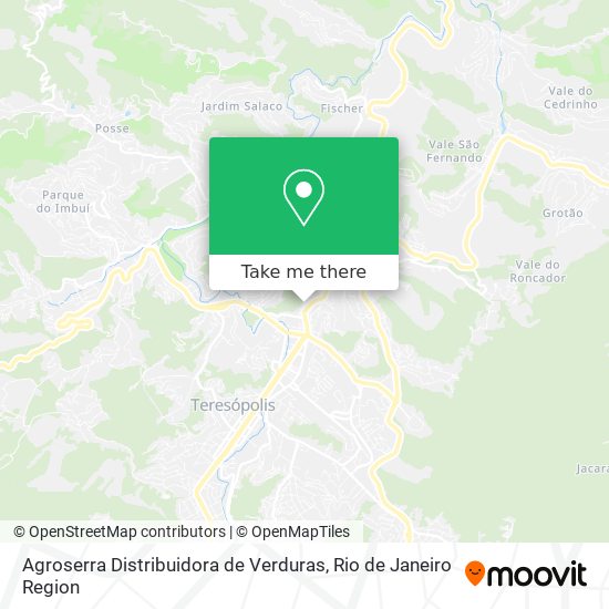 Agroserra Distribuidora de Verduras map