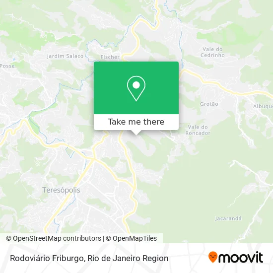 Rodoviário Friburgo map