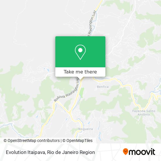 Evolution Itaipava map
