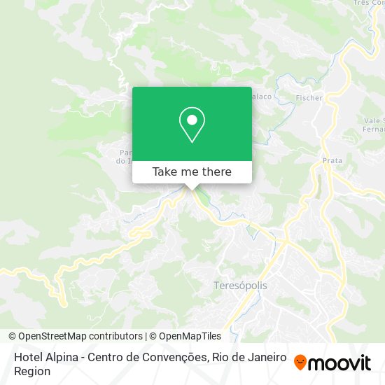 Hotel Alpina - Centro de Convençōes map