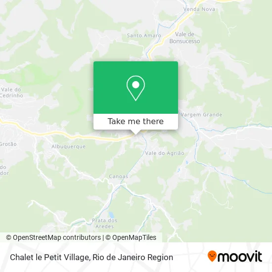 Chalet le Petit Village map