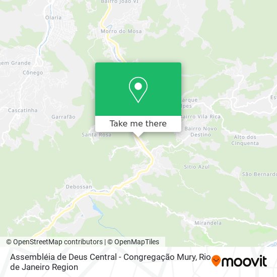 Assembléia de Deus Central - Congregação Mury map