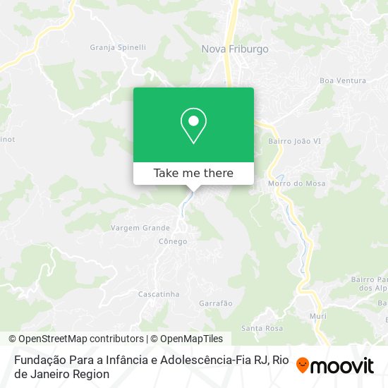 Fundação Para a Infância e Adolescência-Fia RJ map