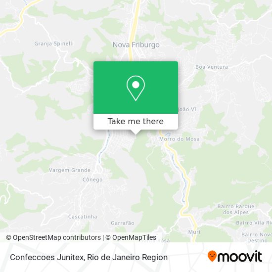 Confeccoes Junitex map