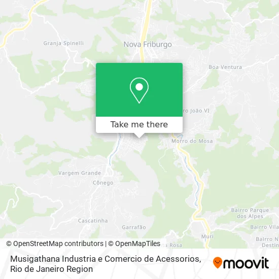 Musigathana Industria e Comercio de Acessorios map