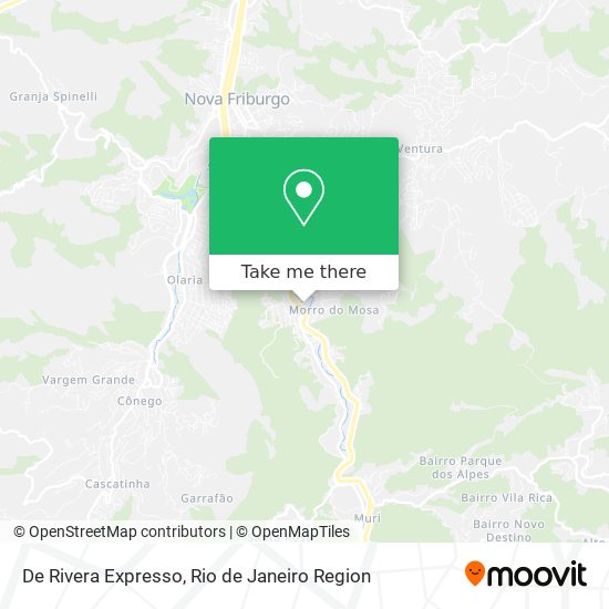 De Rivera Expresso map