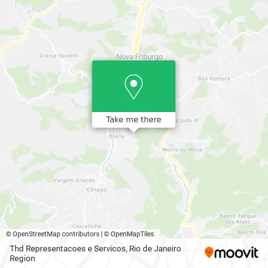 Thd Representacoes e Servicos map