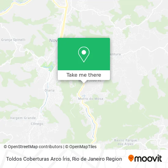 Toldos Coberturas Arco Íris map