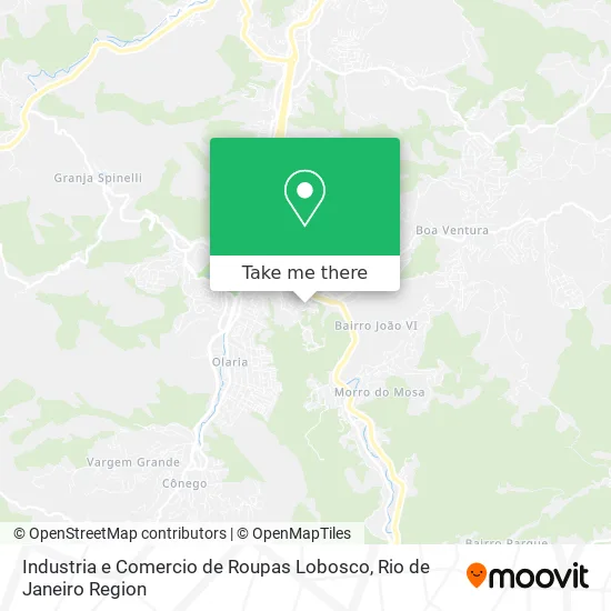 Industria e Comercio de Roupas Lobosco map