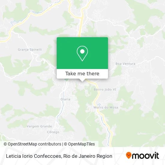 Leticia Iorio Confeccoes map