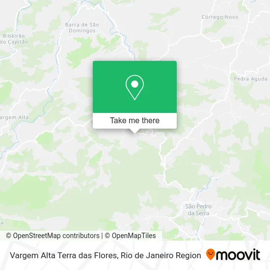 Vargem Alta Terra das Flores map
