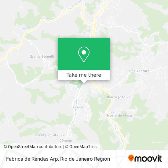 Fabrica de Rendas Arp map