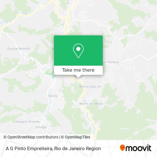 A G Pinto Empreiteira map