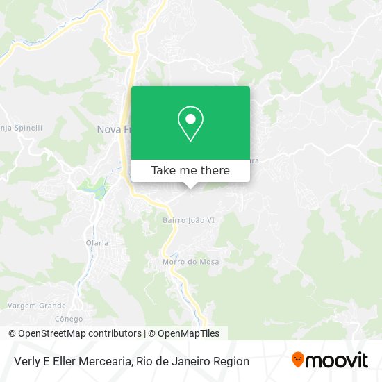 Verly E Eller Mercearia map
