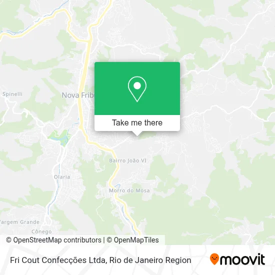 Fri Cout Confecções Ltda map