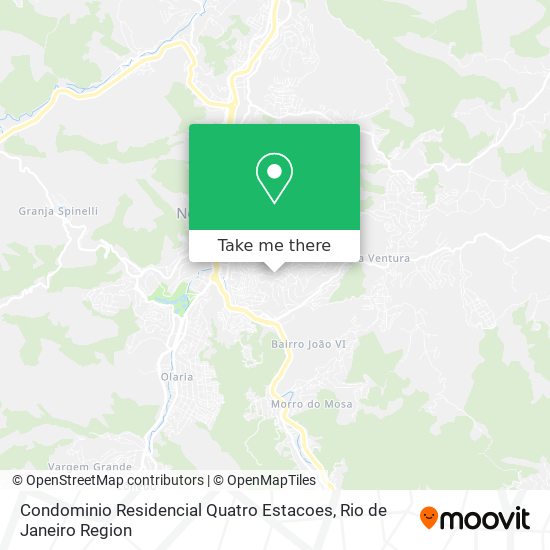 Condominio Residencial Quatro Estacoes map