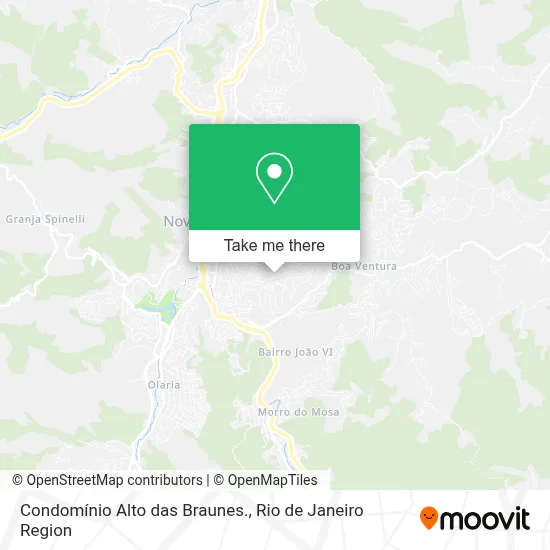 Condomínio Alto das Braunes. map