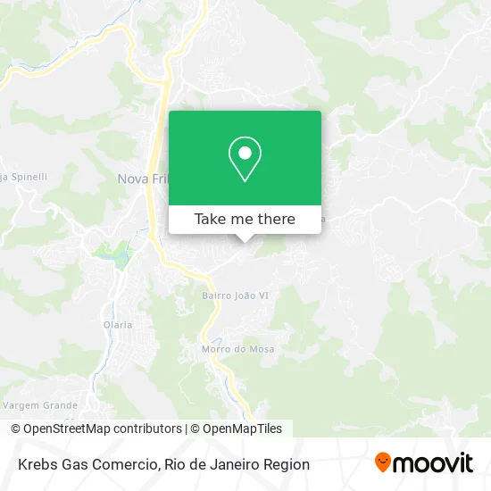 Krebs Gas Comercio map