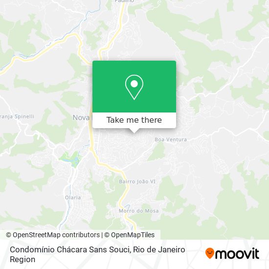 Mapa Condomínio Chácara Sans Souci