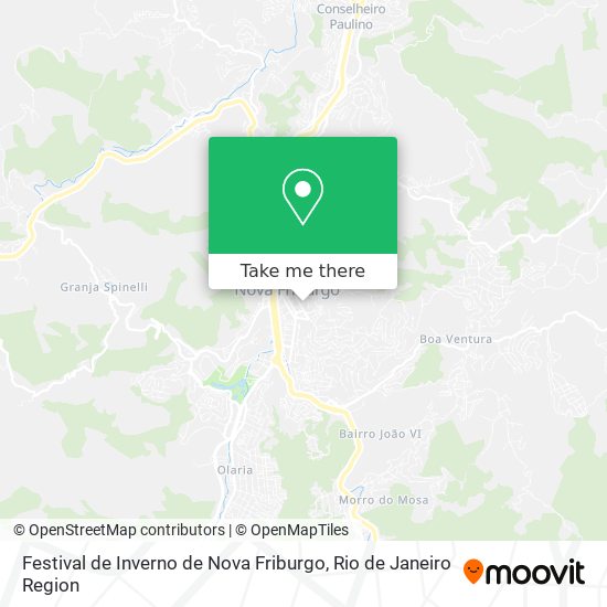Festival de Inverno de Nova Friburgo map