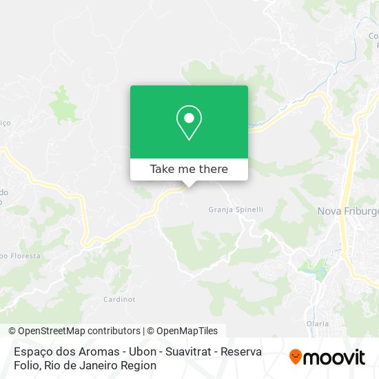 Espaço dos Aromas - Ubon - Suavitrat - Reserva Folio map