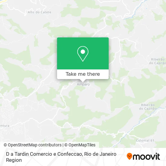 D a Tardin Comercio e Confeccao map