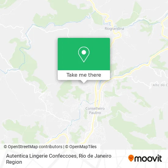 Autentica Lingerie Confeccoes map