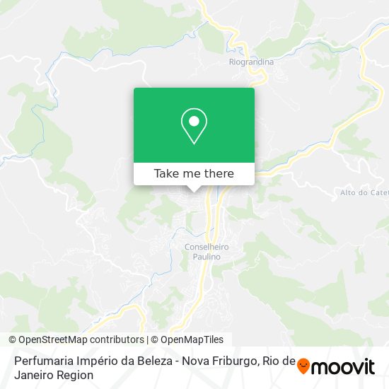 Perfumaria Império da Beleza - Nova Friburgo map