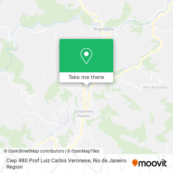 Ciep 480 Prof Luiz Carlos Veronese map