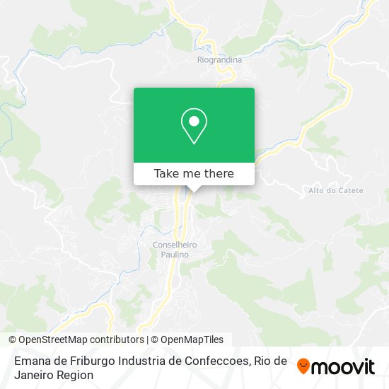 Emana de Friburgo Industria de Confeccoes map