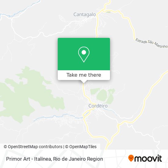 Primor Art - Italínea map
