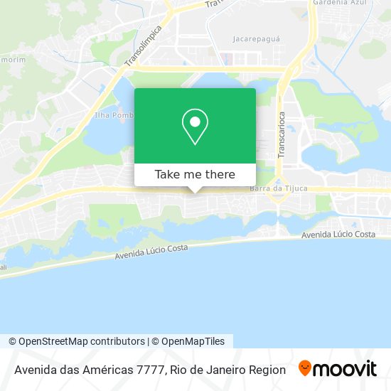 Avenida das Américas 7777 map