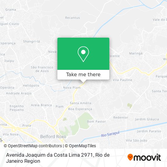 Avenida Joaquim da Costa Lima 2971 map