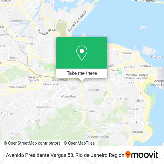 Avenida Presidente Vargas 58 map