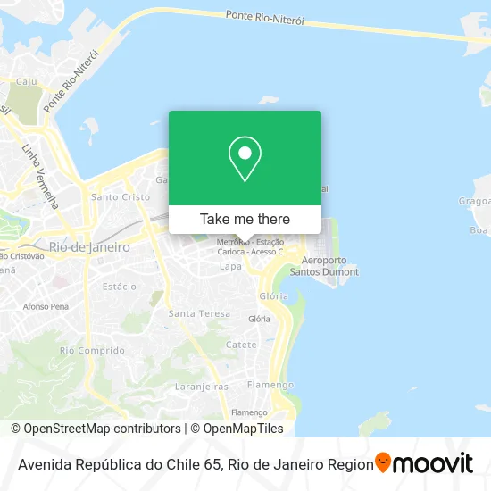 Avenida República do Chile 65 map