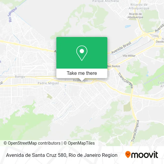 Avenida de Santa Cruz 580 map