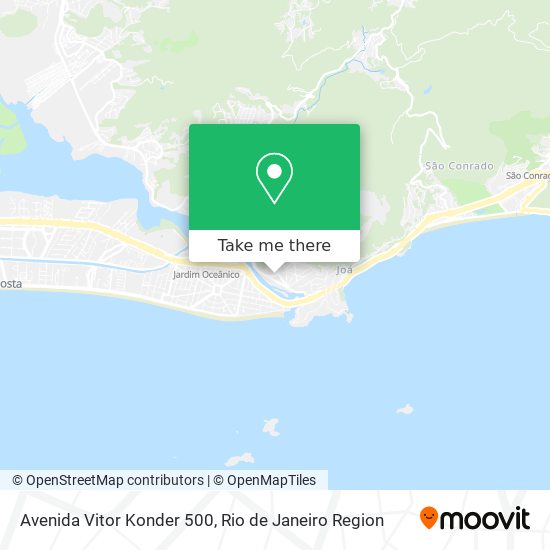 Mapa Avenida Vitor Konder 500