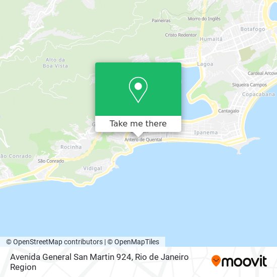 Avenida General San Martin 924 map