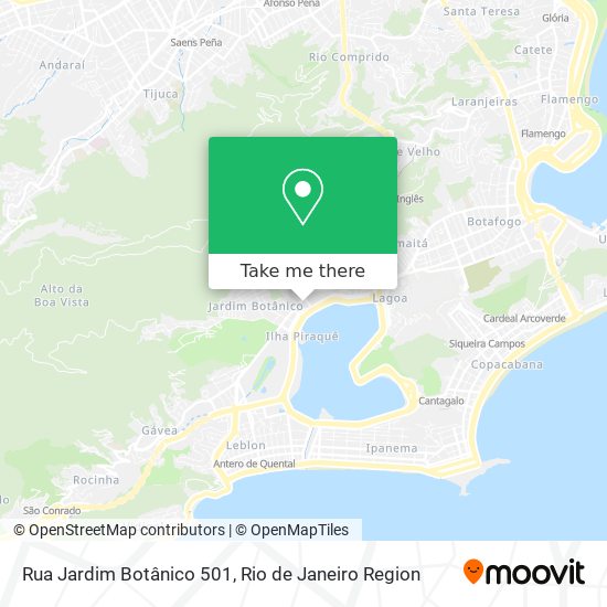 Rua Jardim Botânico 501 map