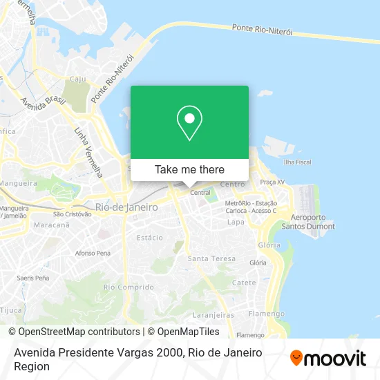 Avenida Presidente Vargas 2000 map