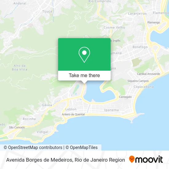 Avenida Borges de Medeiros map