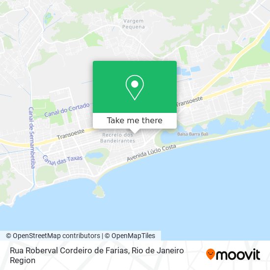 Rua Roberval Cordeiro de Farias map