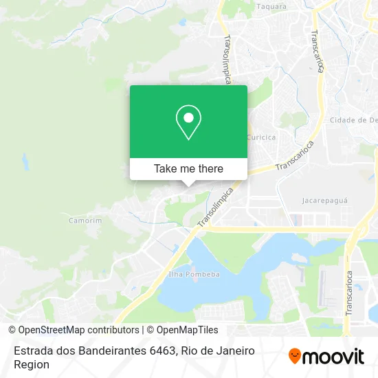 Estrada dos Bandeirantes 6463 map