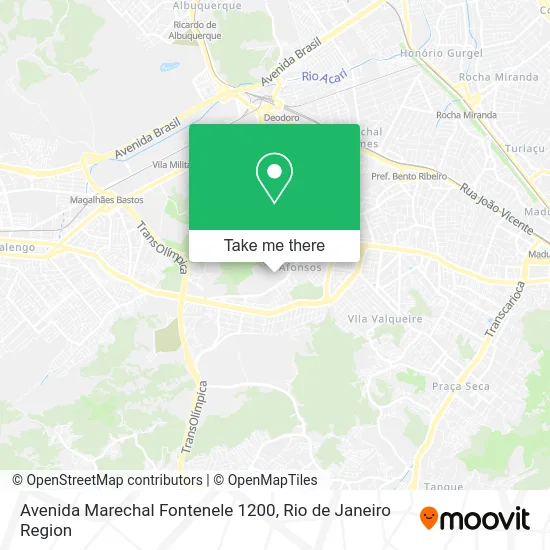 Avenida Marechal Fontenele 1200 map