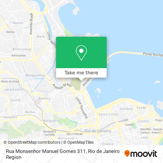 Rua Monsenhor Manuel Gomes 311 map